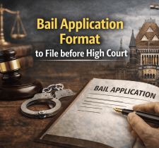 Bail application format to file before High Court