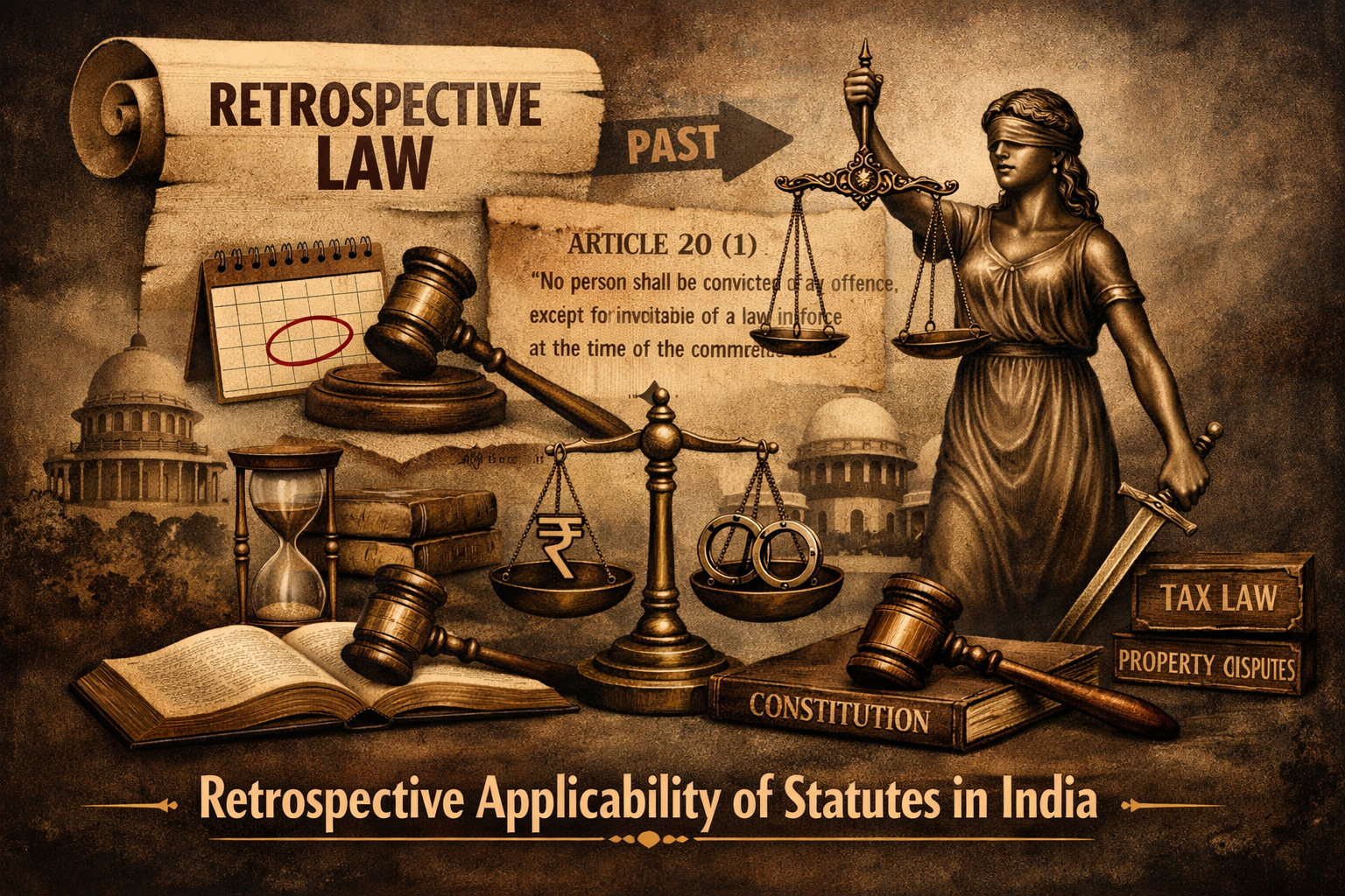 The Doctrine of Retrospective Applicability of Statutes in India: A Comprehensive Analysis