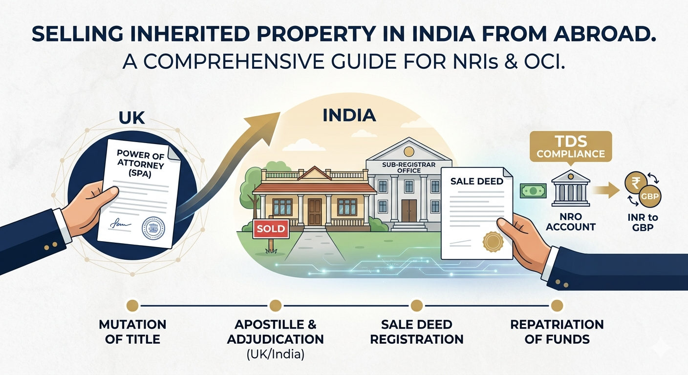 Selling Inherited Property in India from Abroad